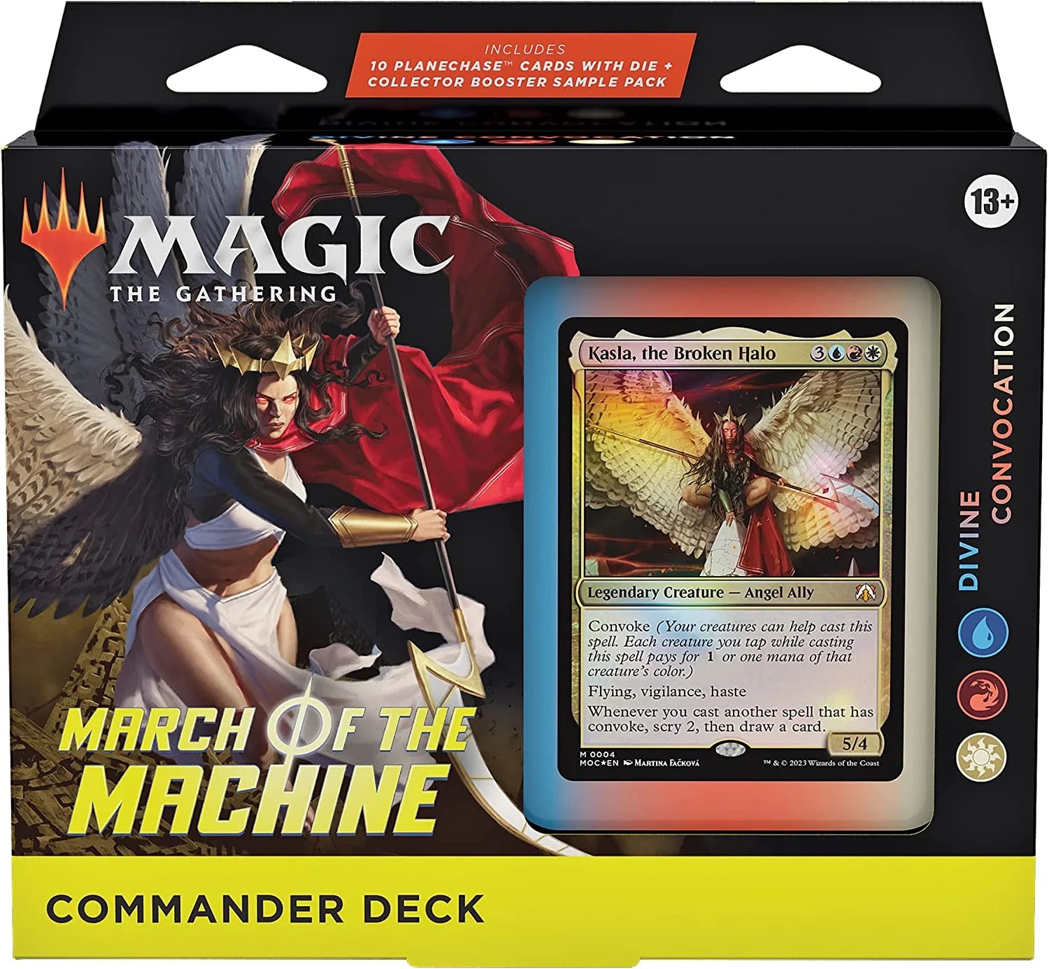 March of the Machine Commander Deck Divine Convocation + Collector Booster Sample Pack