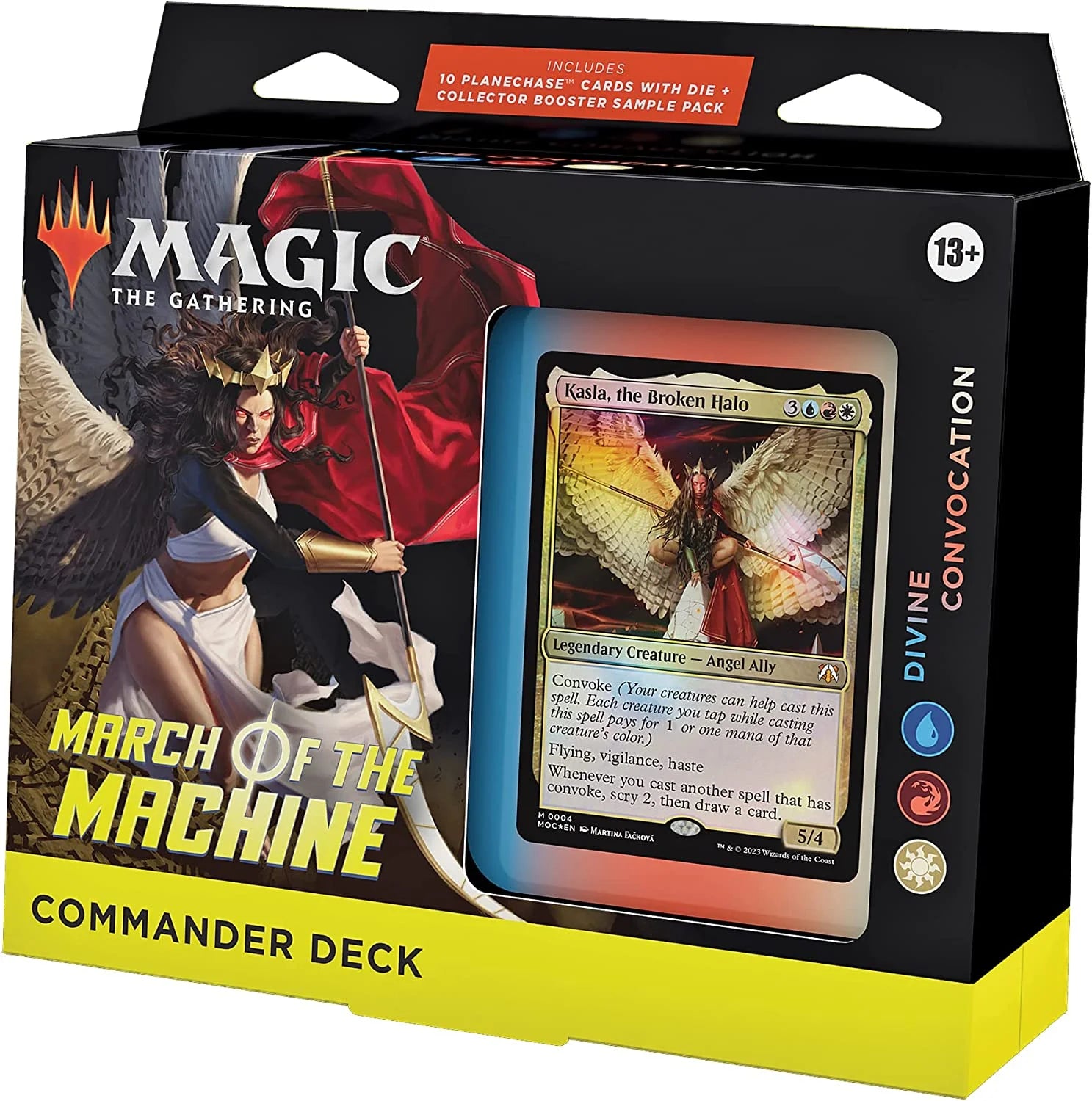 March of the Machine Commander Deck Divine Convocation + Collector Booster Sample Pack