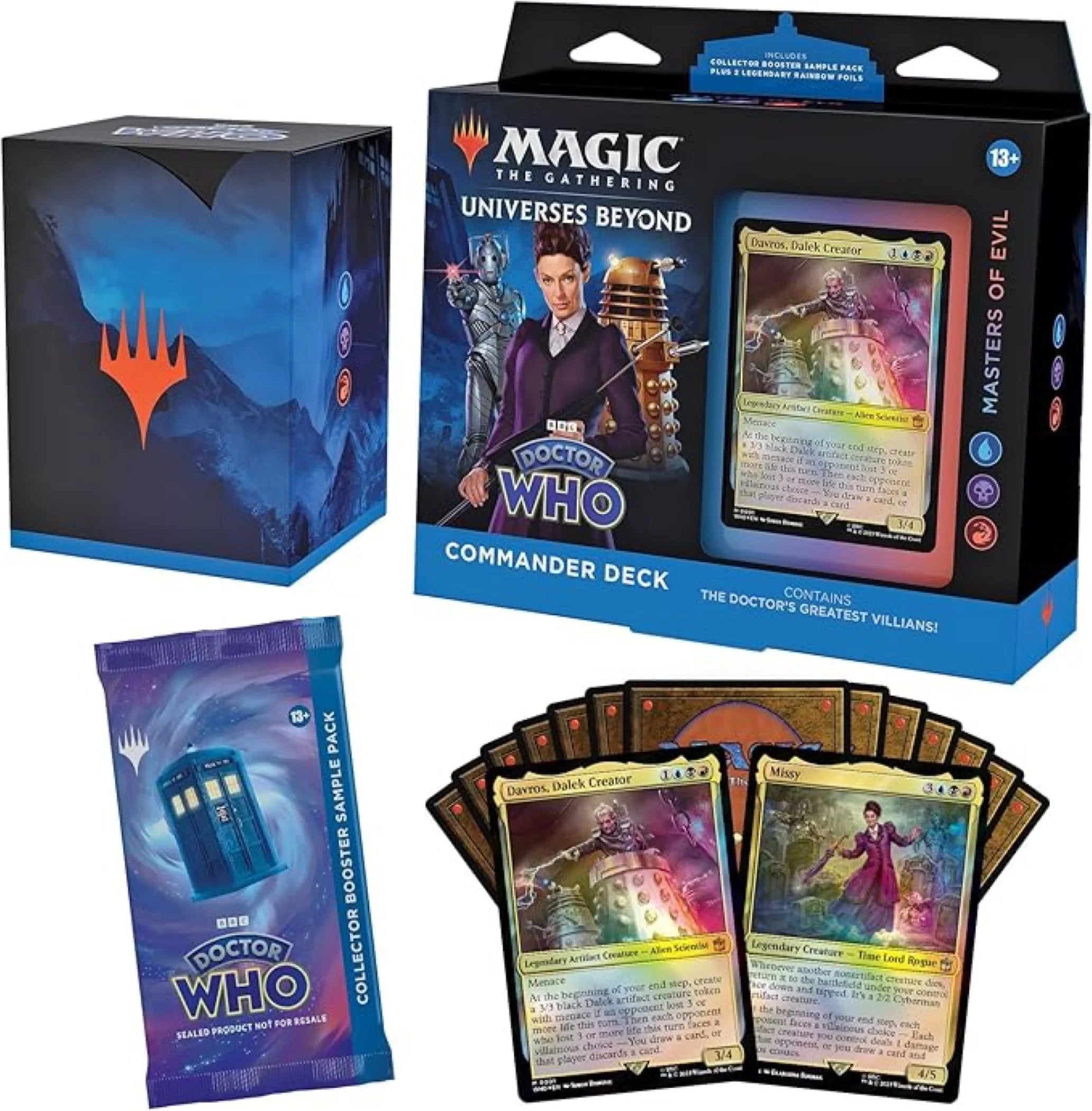 Doctor Who Commander Deck - Masters of Evil 98 Cards