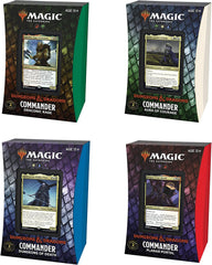 Magic: the Gathering Adventures in the Forgotten Realms Commander Deck Bundle – Includes 1 Draconic Rage + 1 Planar Portal + 1 Dungeons of Death + 1 Aura of Courage