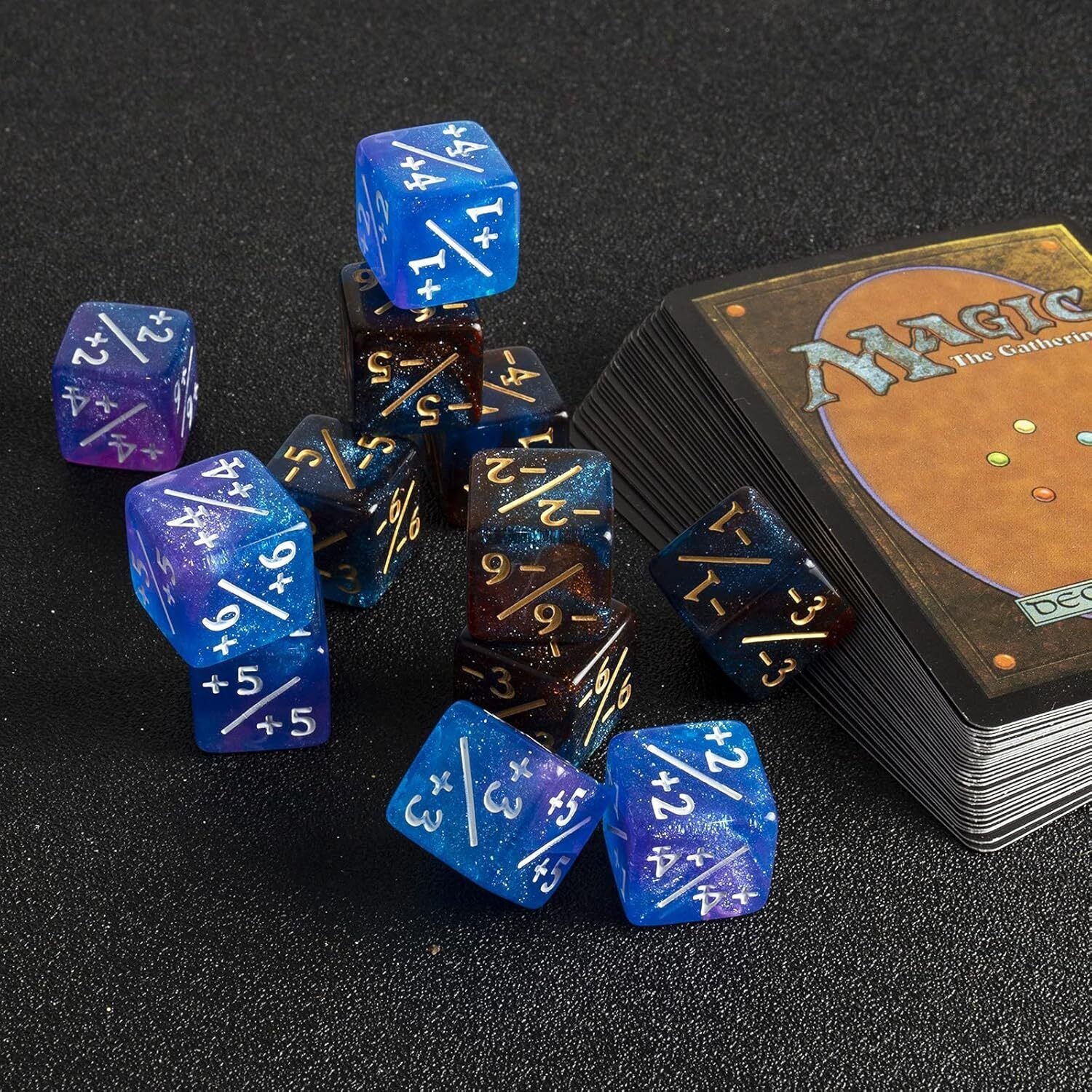 24 Pieces MTG Counter Dice Magic the Gathering Counters +1/+1 Buff Sets