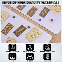 4 Pack Card Game Mats 14X24 Inch Playmat Sublimation Blanks Card Playing Mat